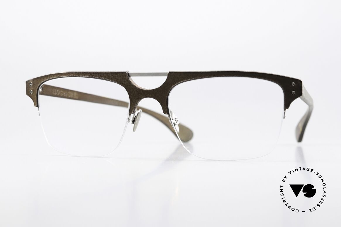 Lucas de Stael Minotaure Thin 15 Leather Covered Nylor Frame, LUCAS de STAËL, Minotaure Nylor MTN15, size 53/20, Made for Men