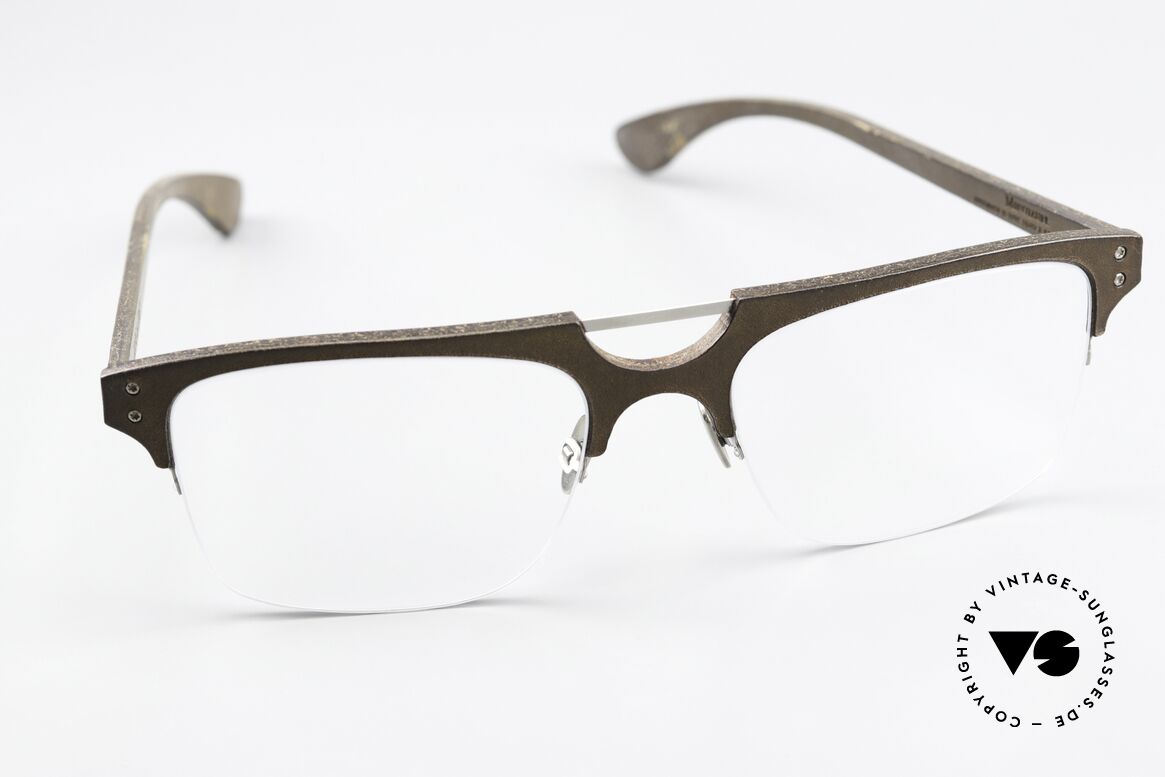 Lucas de Stael Minotaure Thin 15 Leather Covered Nylor Frame, from 2018 but unworn (delivered in a case by de Staël), Made for Men