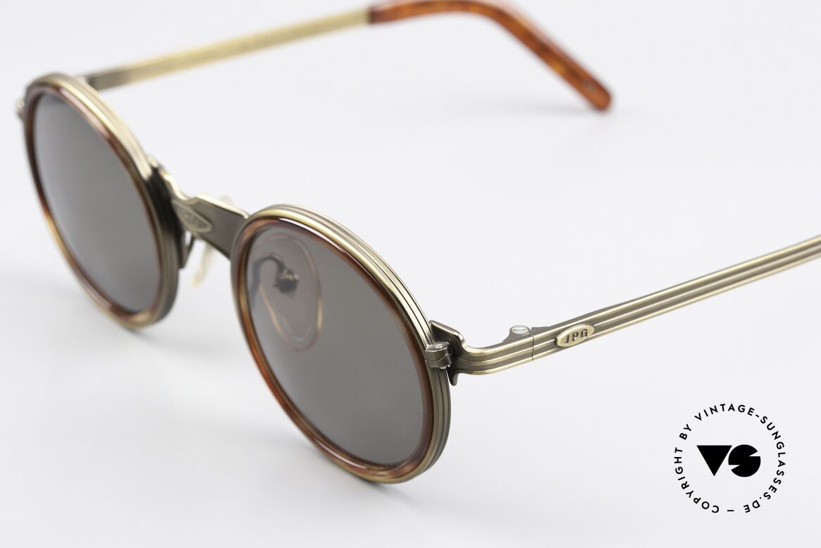 Jean Paul Gaultier 56-3272 Ultra Rare Round 90's Shades, a genuine vintage Gaultier rarity with 'St. Tropez flair', Made for Men and Women