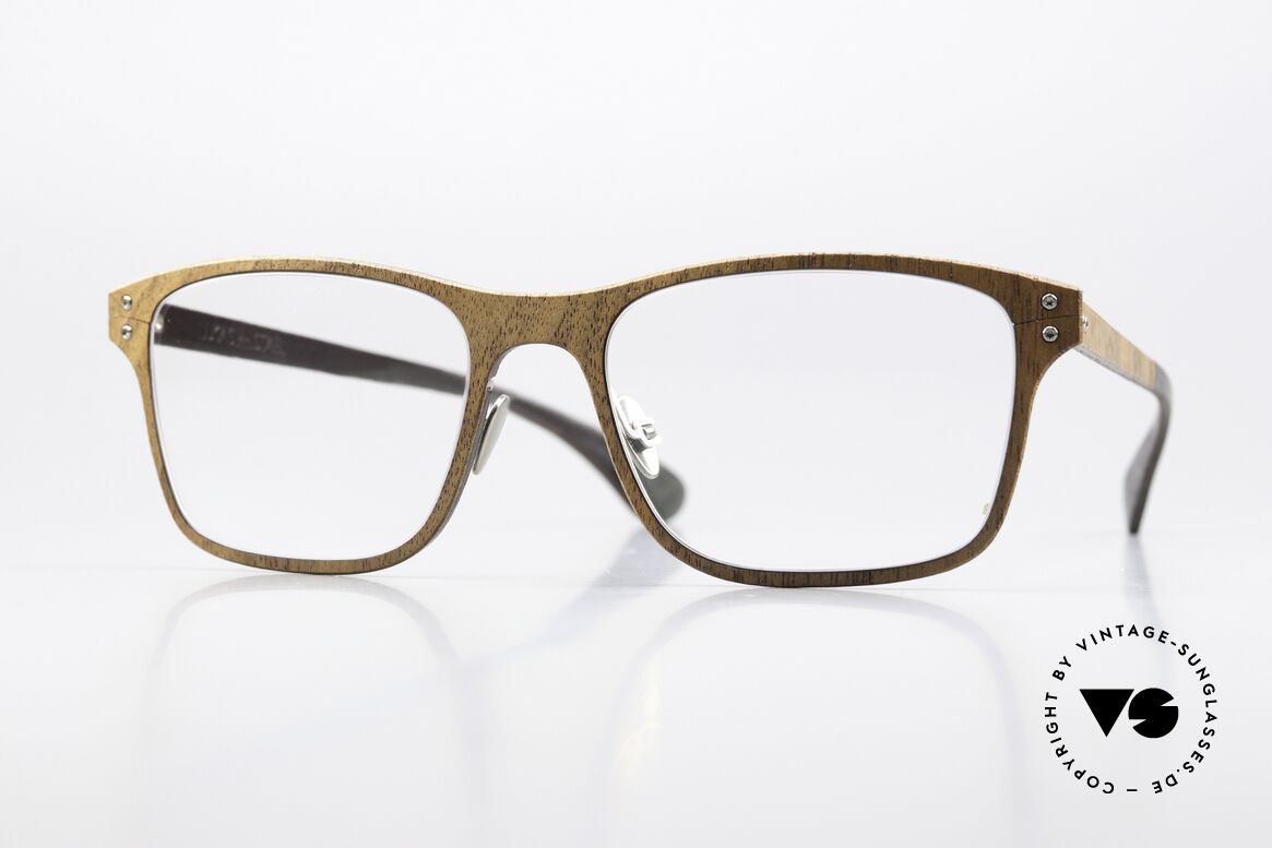 Lucas de Stael Nemus Thin 01 Walnut Dark Brown Leather, LUCAS de STAËL, Nemus Thin 01, size 53/20, color 06, Made for Men and Women