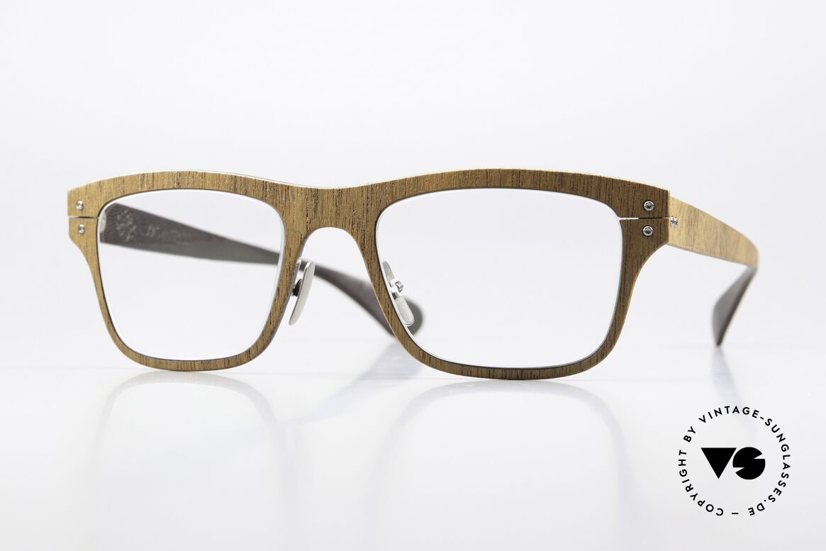 Lucas de Stael Nemus 22 Walnut + Dark Brown Leather, LUCAS de STAËL, Nemus N22, in size 49/21, color 06, Made for Men