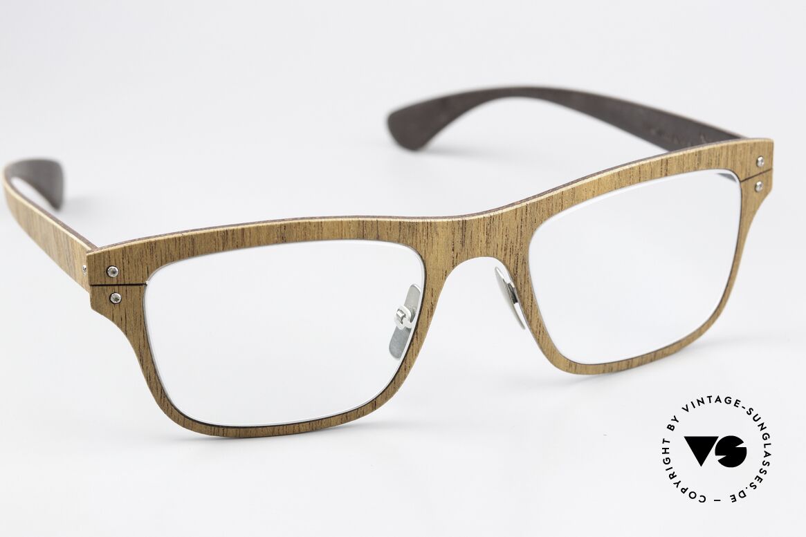 Lucas de Stael Nemus 22 Walnut + Dark Brown Leather, from 2016 but unworn (delivered in a case by de Staël), Made for Men