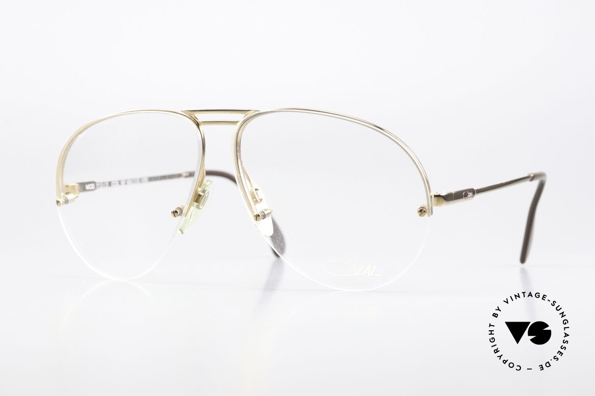 Cazal 715 Men's 80's Designer Glasses, 1980's CAZAL model 712/2, col. 97 in size 63/12, Made for Men
