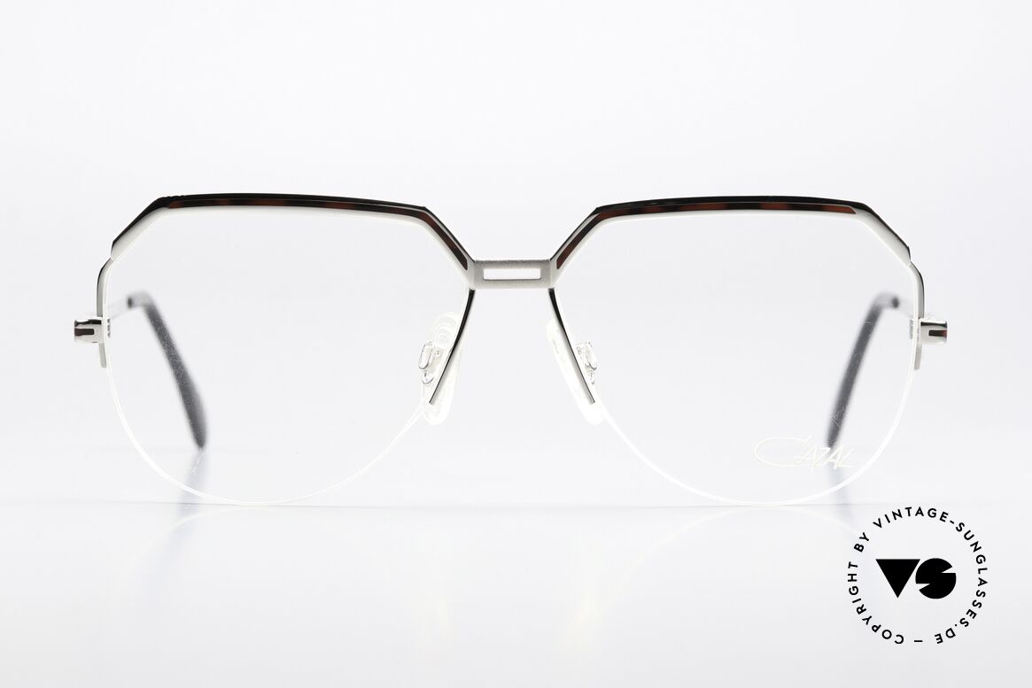 Cazal 732 Aviator Designer Frame 1987, semi rimless aviator glasses for men from 1987, Made for Men