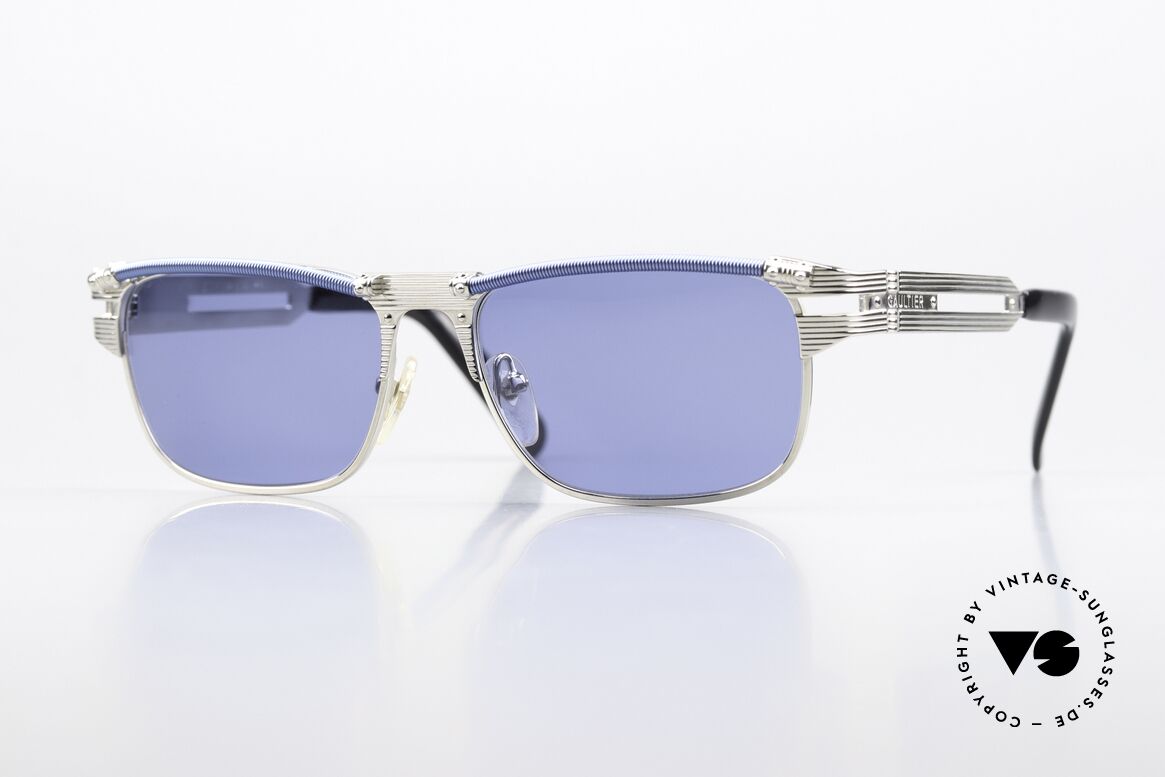 Jean Paul Gaultier 56-5109 Square Industrial Shades, square designer sunglasses by Jean Paul Gaultier, Made for Men