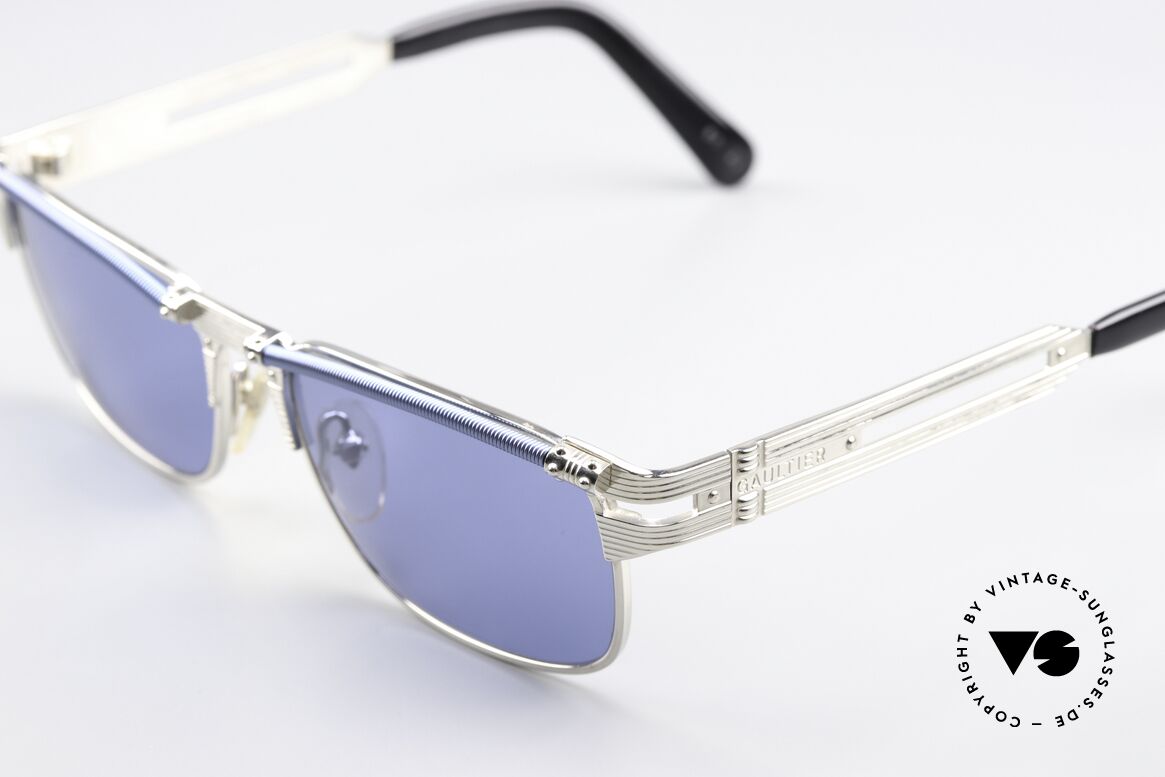 Jean Paul Gaultier 56-5109 Square Industrial Shades, incredible top-quality (U must feel this!), 100% UV, Made for Men