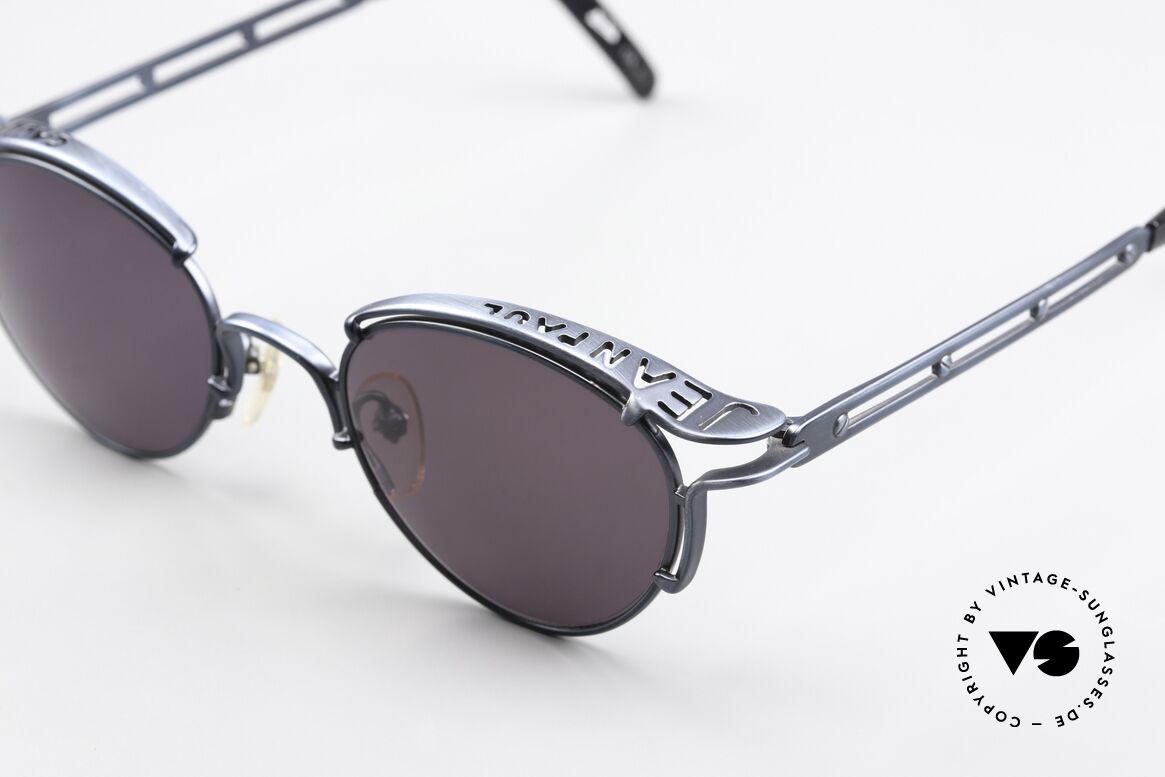 Jean Paul Gaultier 56-5102 Rare Celebrity Sunglasses, monolithic JPG design (true 'vintage'!); made in Japan, Made for Men and Women