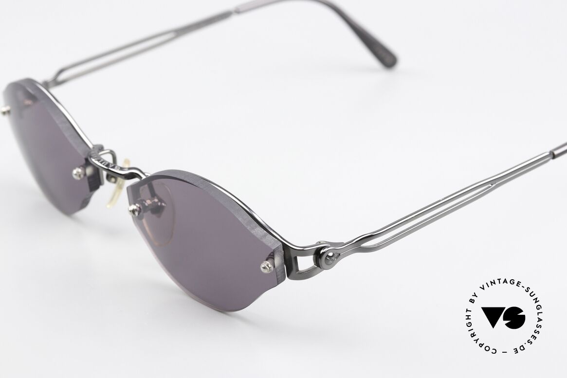 Jean Paul Gaultier 56-7111 Rimless Designer Sunglasses, unworn, new old stock (like all our vintage Gaultiers), Made for Men and Women