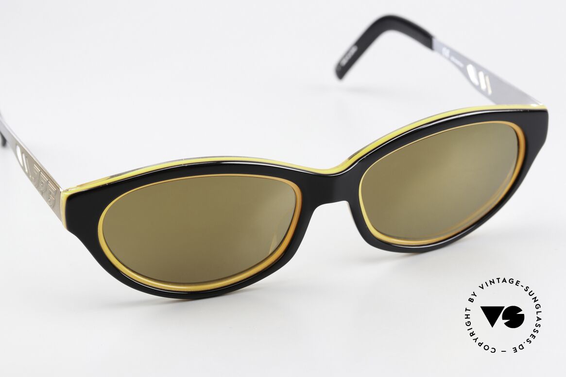 Jean Paul Gaultier 58-7204 Gold Mirrored Shades 1999, unworn original from 1999 (NOT RETRO sunglasses), Made for Men and Women