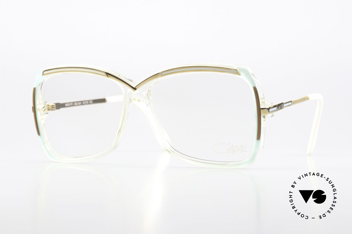 Cazal 177 1980's Glasses Eye-Catcher, fabulous CAZAL eyeglasses for women from 1987, Made for Women