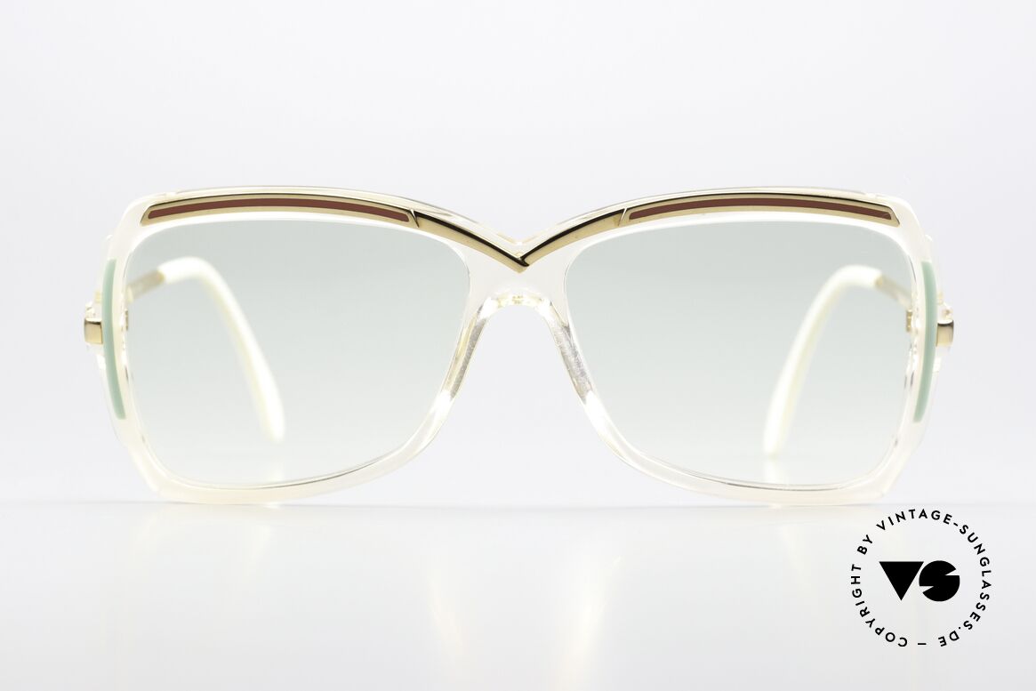 Cazal 177 Ladies Designer Frame 1987, a unique old designer piece and a true eye-catcher, Made for Women