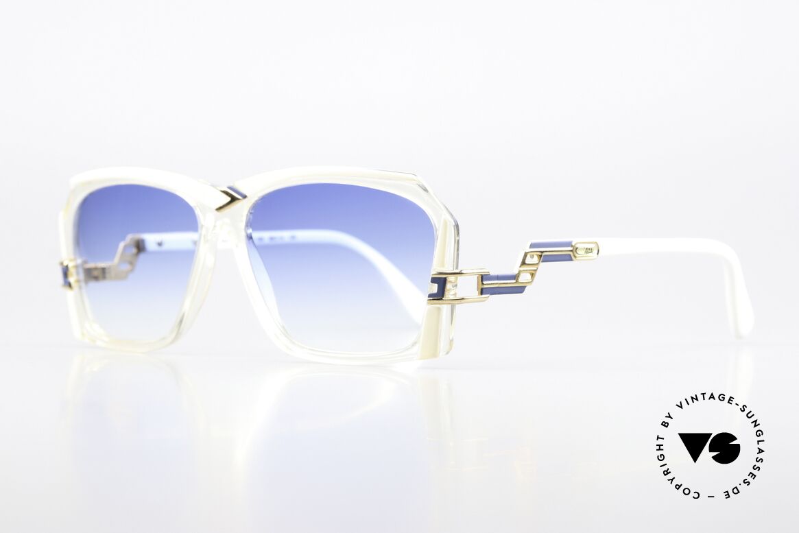 Cazal 191 Designer Sunglasses 1984, transparent-white-gold (typical for 100 series), Made for Men and Women