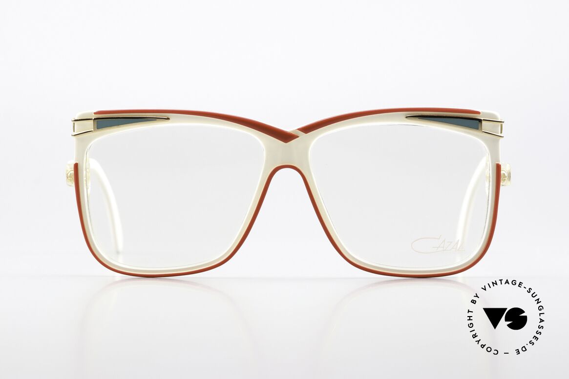 Cazal 168 1980's Glasses Eye-Catcher, pure and playful, at the same time (just glamorous), Made for Women