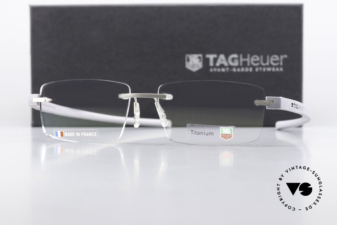Tag Heuer 3941 Reflex Sporty Rimless Eyewear, sporty and luxurious lifestyle for men; high-end, Made for Men