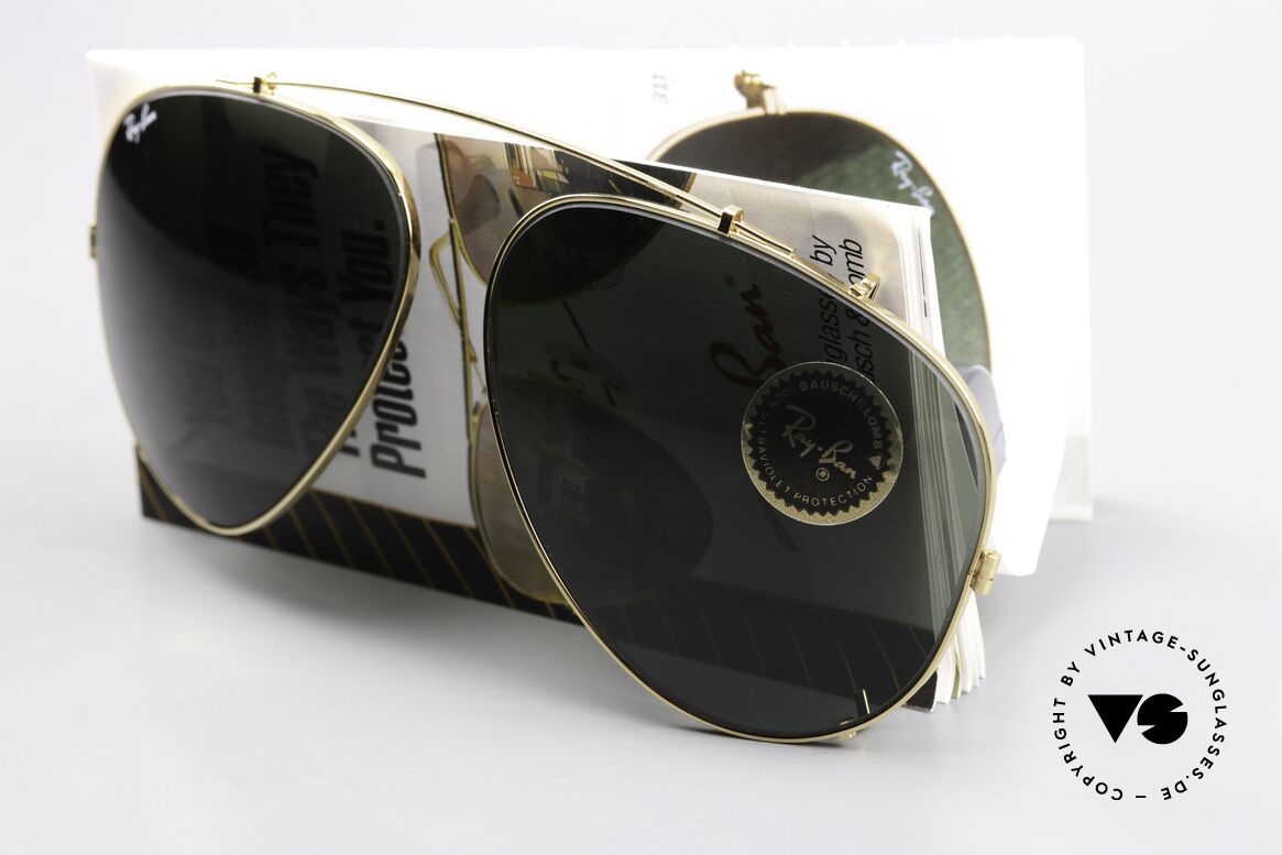 Ray Ban Aviator 62mm Clip-On 62mm Clip On With G15 Lens, orig. clip-on for the old 62mm Ray-Ban Aviators, Made for Men and Women
