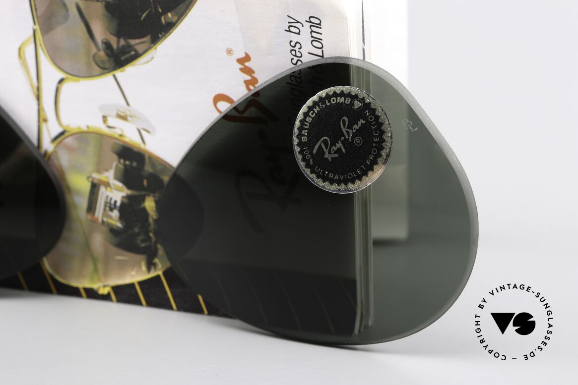 Ray Ban Aviator 58mm Lenses G15 B&L USA Mineral Lens, heat-treated (impact-resistant & scratch-resistant), Made for Men and Women