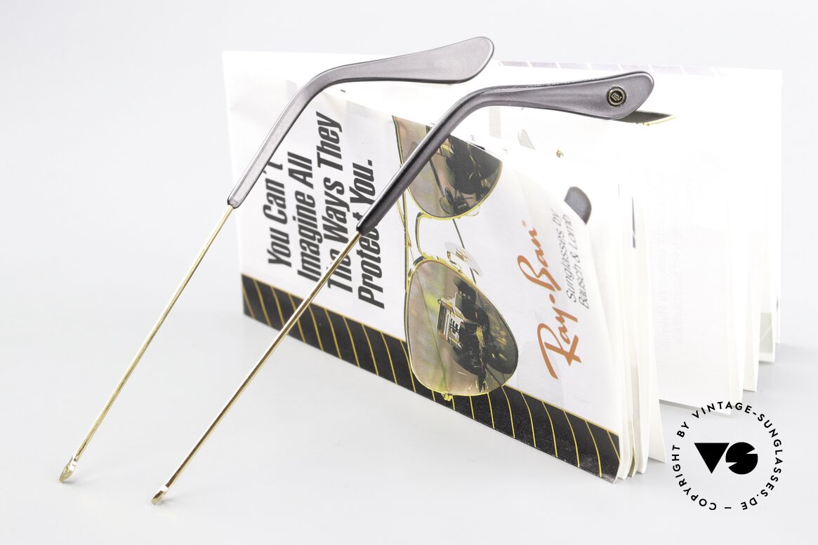 Ray Ban Precious Metals Temples For Shooter & Outdoors, e.g., Shooter, Outdoorsman in all sizes 58mm/62mm, Made for Men