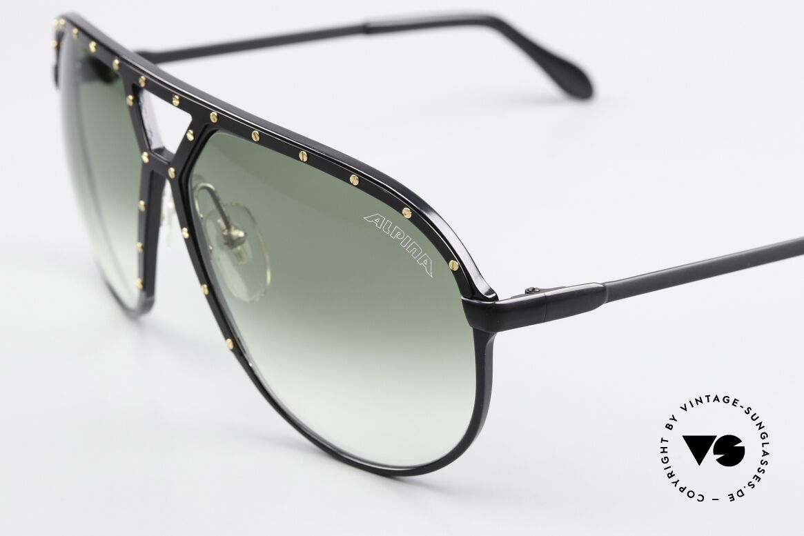 Alpina M1 Black With Golden Screws, worn by Stevie Wonder and countless celebrities, Made for Men