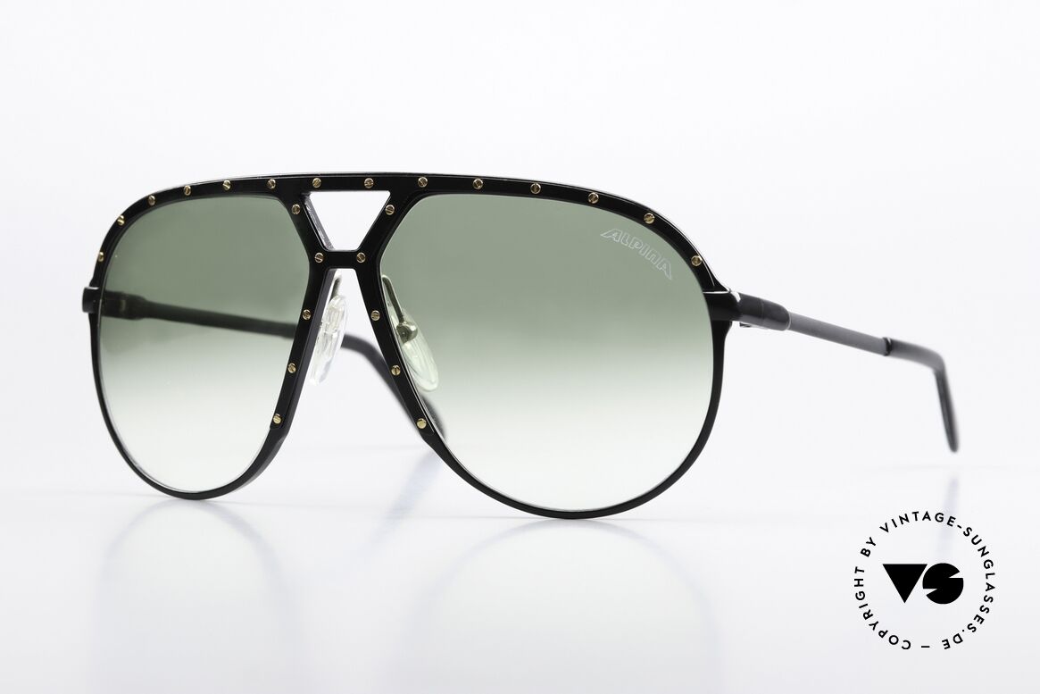 Alpina M1 Black With Golden Screws, completely black frame with 24 golden screws, Made for Men