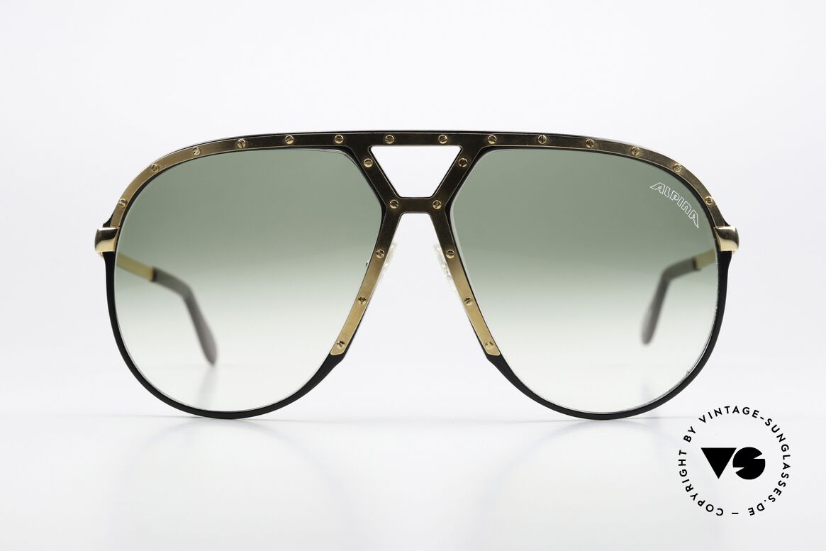 Alpina M1 Gold Black Gold Version, black frame + gold ornamental cover & 24 screws, Made for Men