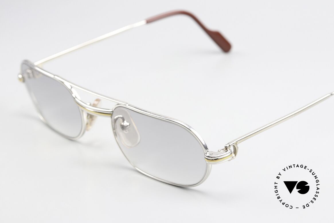 Cartier MUST LC - S 90's Luxury Frame Platinum, 2nd hand but in mint condition with orig. packaging, Made for Men