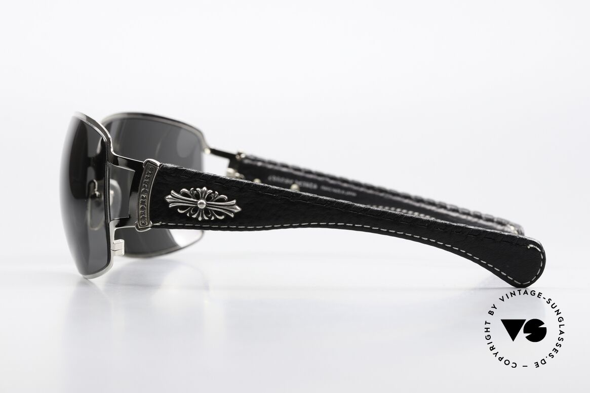 Chrome Hearts Poon I Biker Shades Leather Temples, connoisseurs know about the Chrome Hearts specialty, Made for Men and Women
