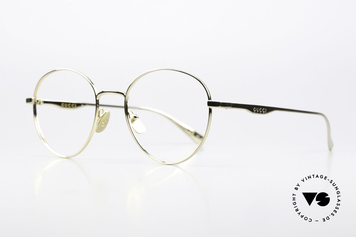 Gucci GG0337O Panto Frame Unisex 53mm, timeless panto eyewear design; truly elegant, Made for Men and Women