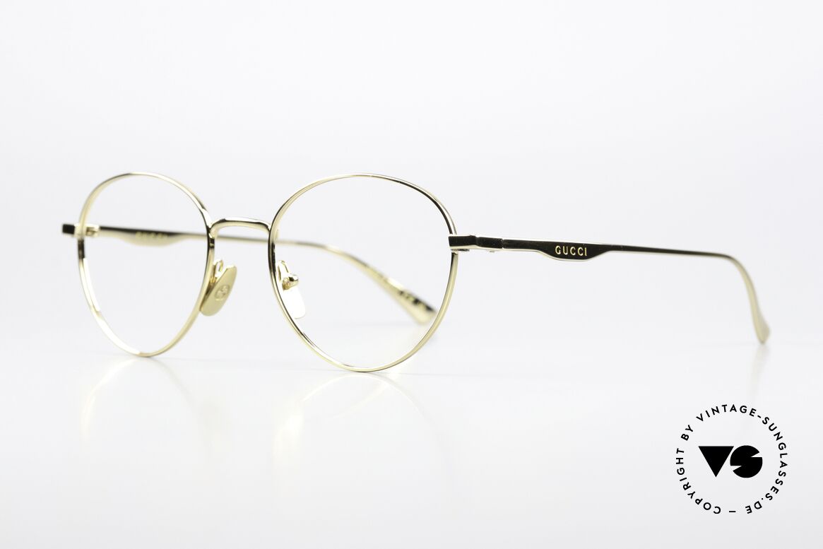 Gucci GG0337O Panto Frame Unisex 51mm, timeless panto eyewear design; truly elegant, Made for Men and Women