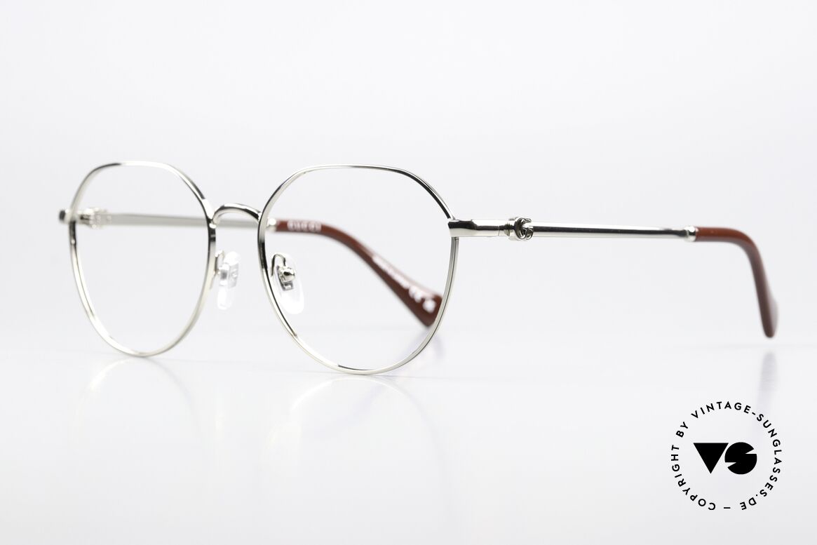 Gucci GG1145O Feminine Panto Specs 54mm, timeless panto eyewear design; truly elegant, Made for Women