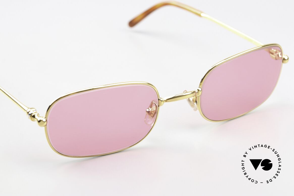 Cartier Deimios - M Pink Shades 22ct Gold Plated, 2. hand, but in absolutely mint condition + Cartier Box, Made for Men and Women