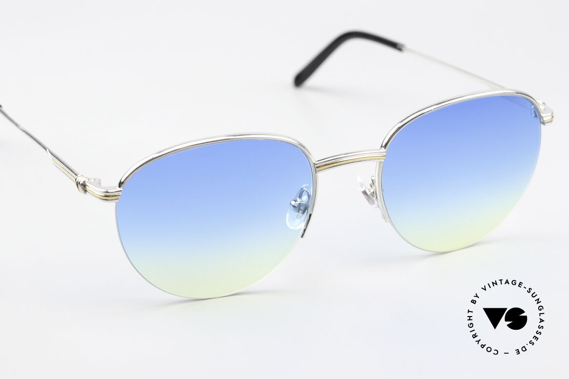 Cartier Colisee - S 90s Round Luxury Platinum, functionality & pure lifestyle (Colisee = Colosseum), Made for Men and Women