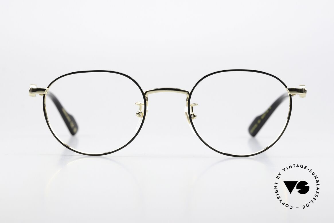 Gucci GG1613OJ Panto Gold Black 49mm, stylish women's glasses and men's eyeglasses, Made for Men and Women