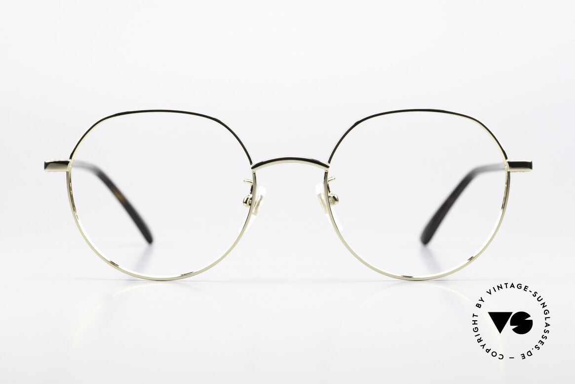 Gucci GG1349O Panto Gold-Plated 53mm, stylish women's glasses and men's eyeglasses, Made for Men and Women