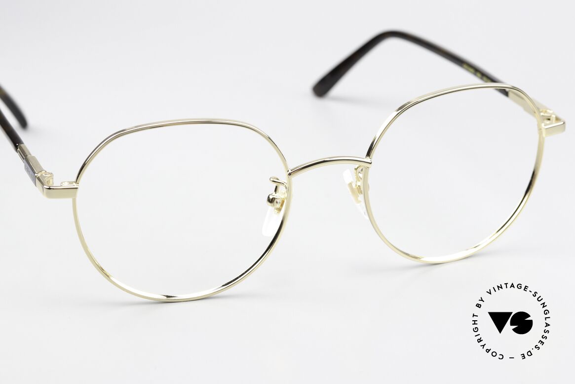 Gucci GG1349O Panto Gold-Plated 53mm, unworn, including Gucci case & cleaning cloth, Made for Men and Women