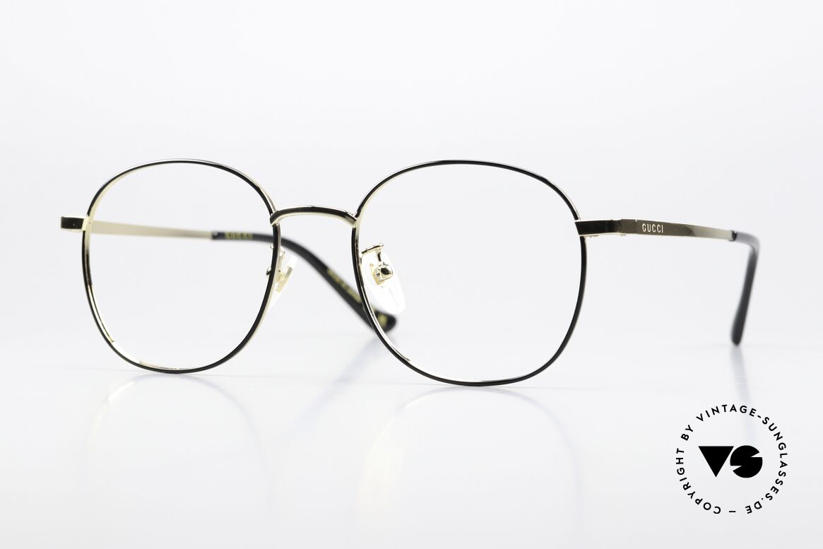Gucci GG1469OA Square Panto Gold Black 51, Gucci glasses GG1469OA, size 51-19, col. 003, Made for Men and Women