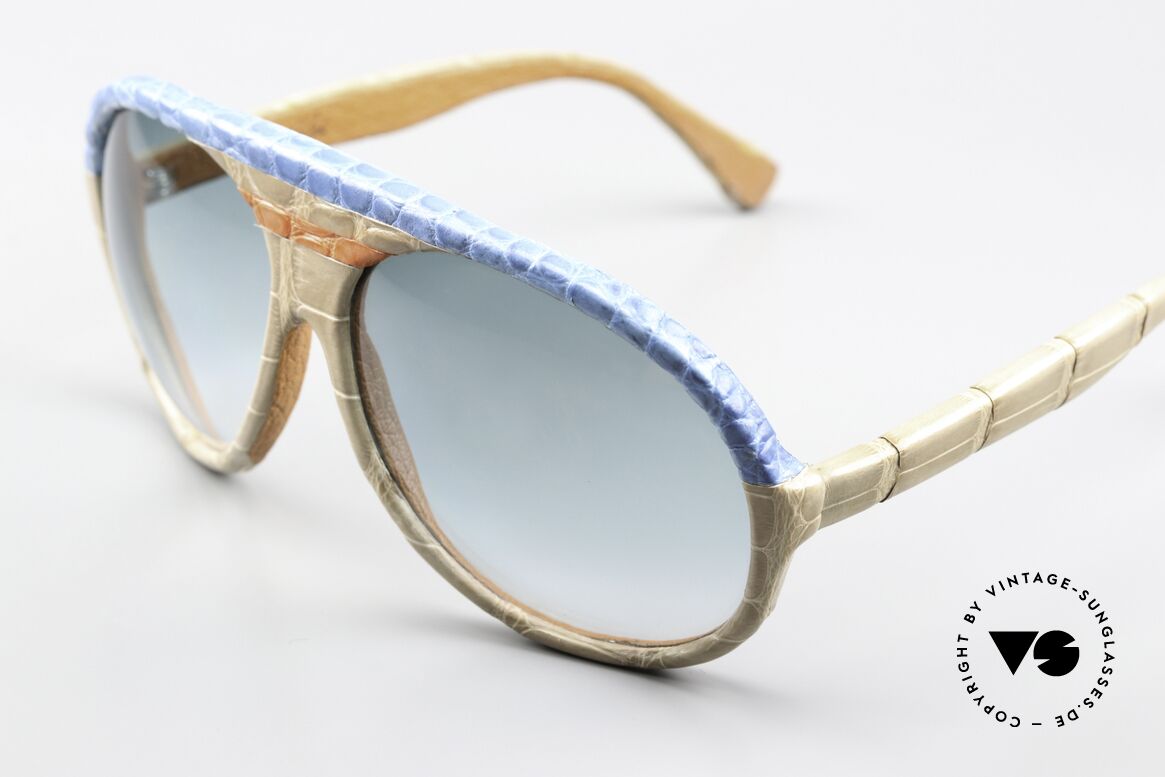 Christian Roth 's Own Genuine Alligator Skin Frame, handmade in France; unique collector's item, Made for Men