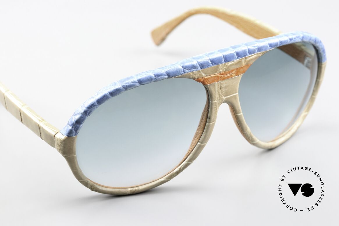 Christian Roth 's Own Genuine Alligator Skin Frame, frame also signed by designer Christian Roth, Made for Men