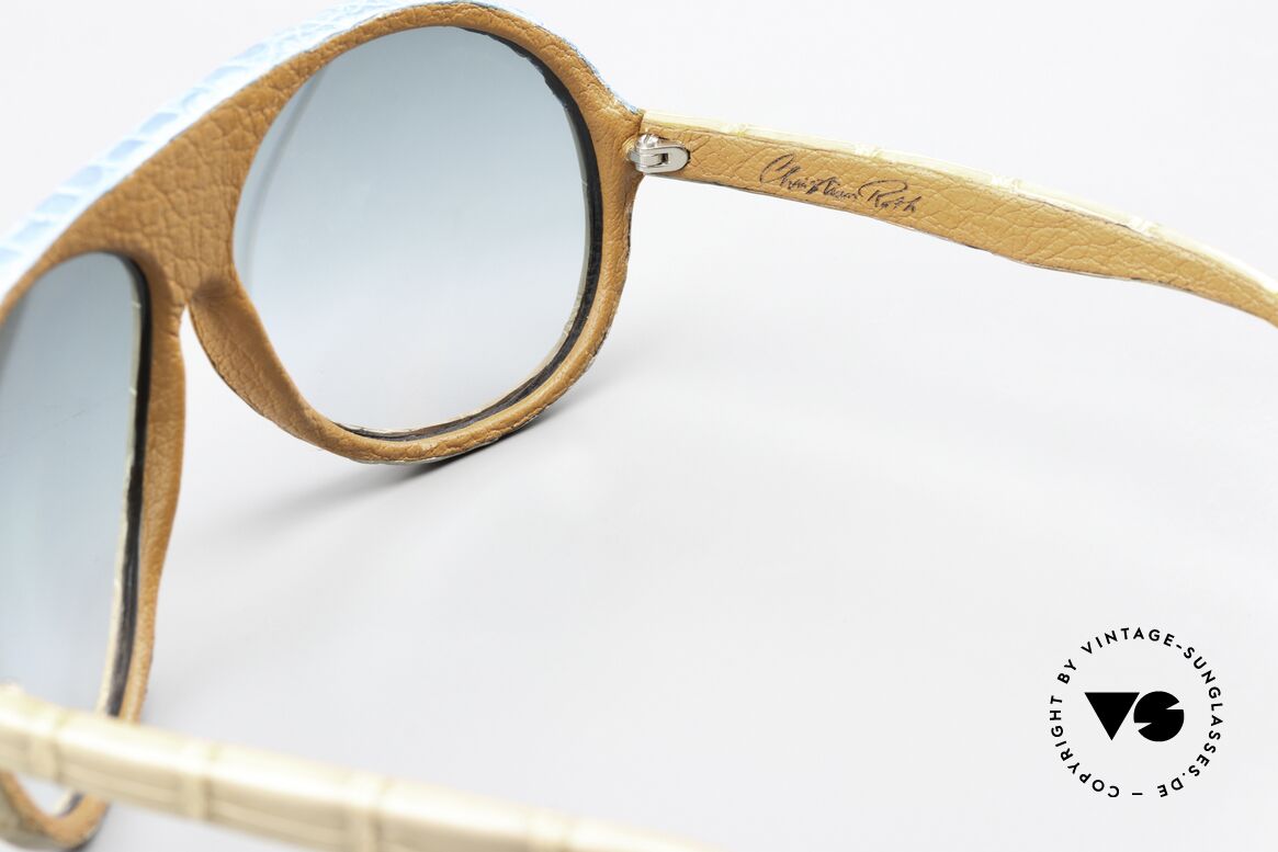 Christian Roth 's Own Genuine Alligator Skin Frame, Size: large, Made for Men