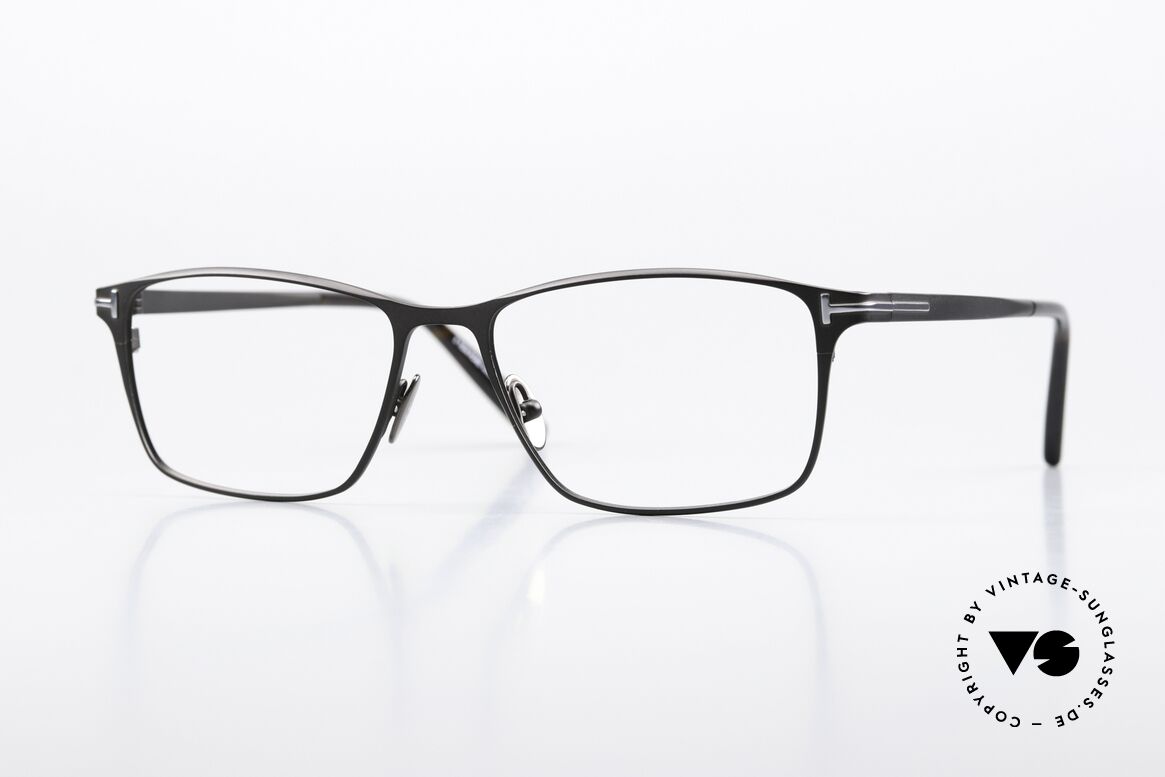 Tom Ford TF5935 Square Full Rimmed Titan, Tom Ford glasses TF-5935-B, 009, size 54/16, 145, Made for Men