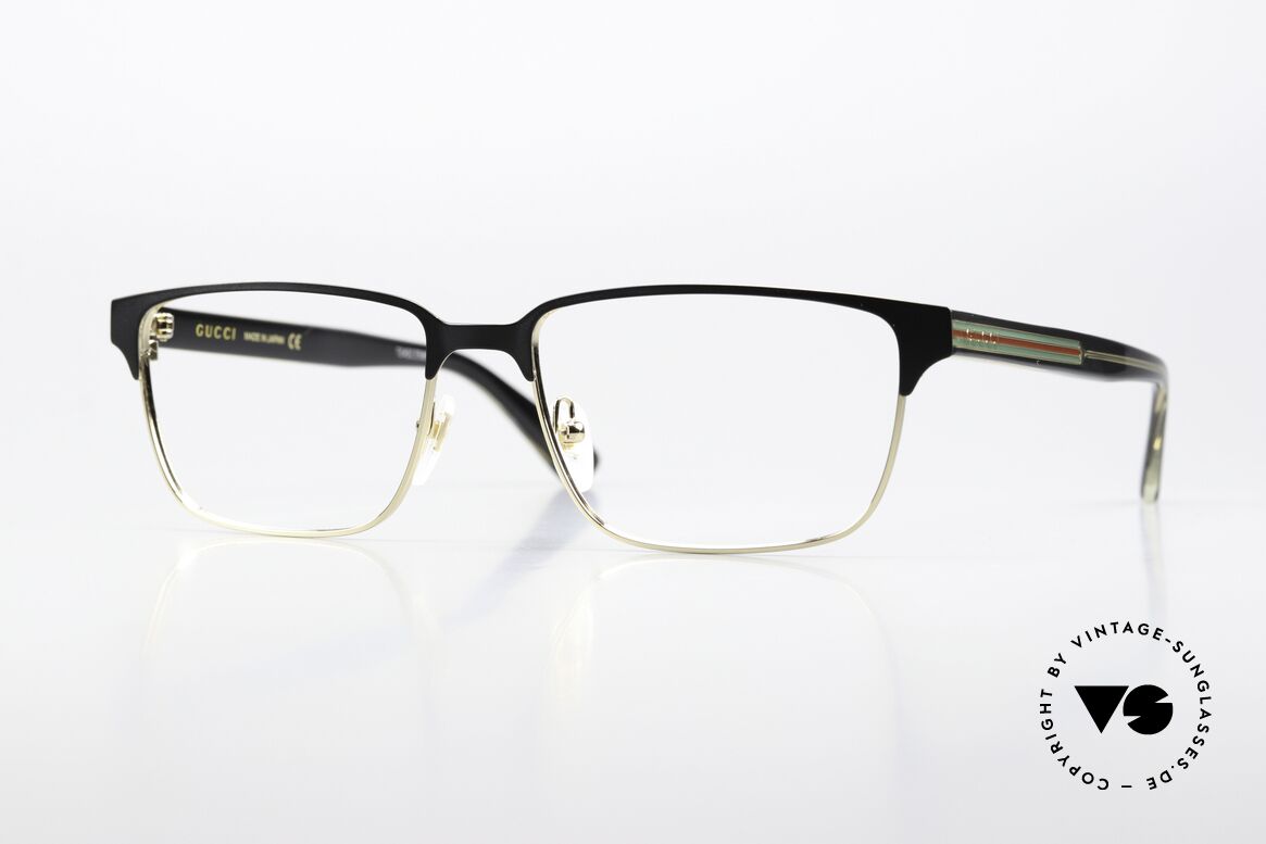 Gucci GG0383O Square Eyeglasses Men, Gucci glasses GG0383O, size 58-17, color 004, Made for Men
