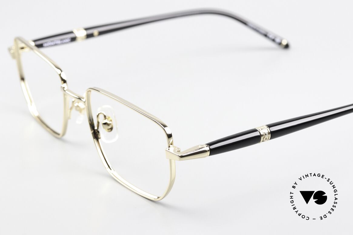 Montblanc MB0347O Noble Gentlemen's Frame, GOLD-PLATED metal frame can be glazed optionally, Made for Men