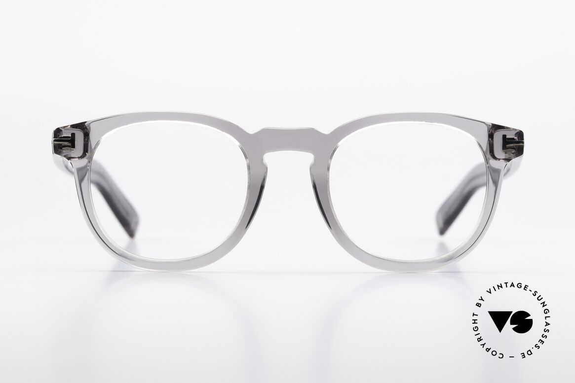 Tom Ford TF5629 Designer Frame Smoke Gray, elegant frame with spring hinges (made in Italy), Made for Men and Women