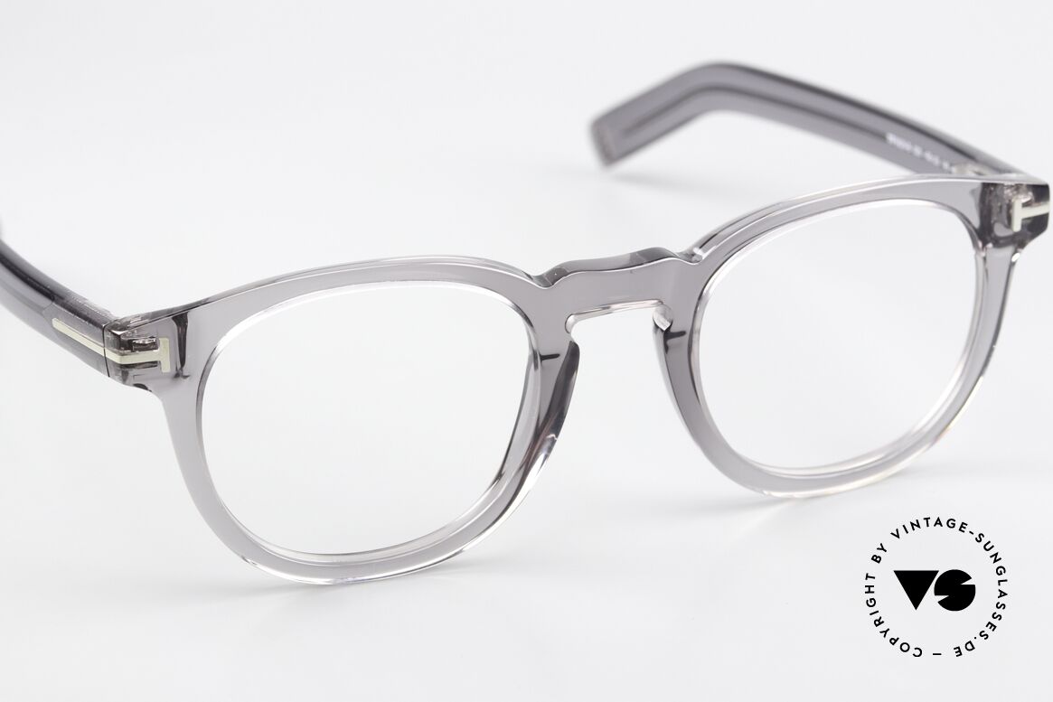 Tom Ford TF5629 Designer Frame Smoke Gray, more of a men's model; also works as women's specs, Made for Men and Women