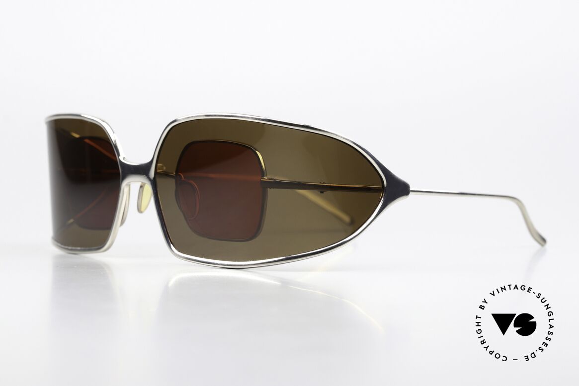 Christian Roth 14004 Brilliant Clip-On Concept, small titanium frame, in size 38/26, made in Japan, Made for Men and Women