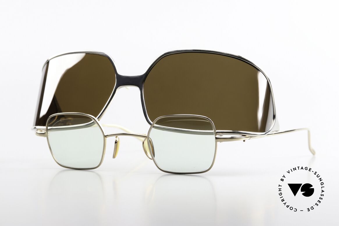 Christian Roth 14004 With Wrap Around Clip On, great Christian Roth vintage sunglasses from 2000, Made for Men and Women