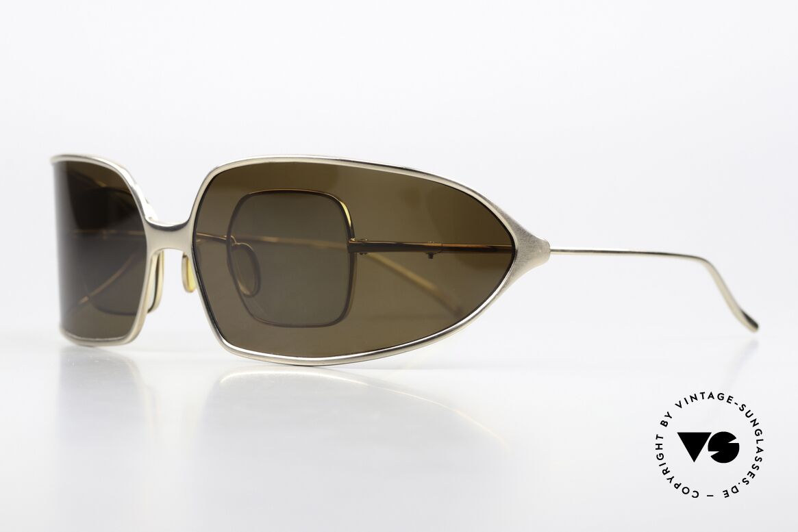 Christian Roth 14004 With Wrap Around Clip On, small titanium frame, in size 38/26, made in Japan, Made for Men and Women