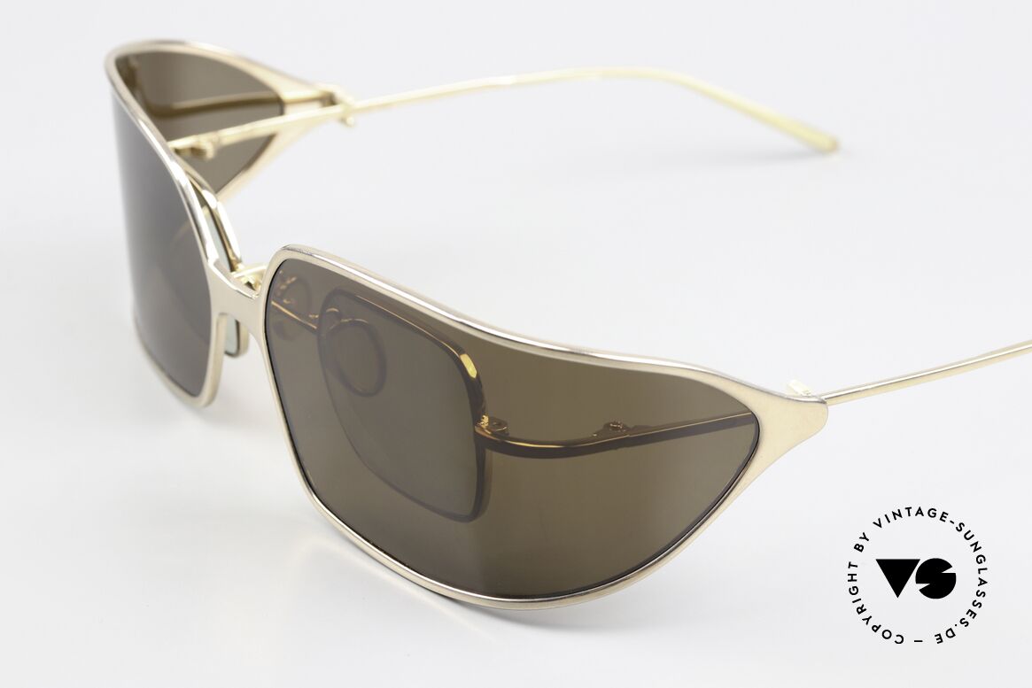 Christian Roth 14004 With Wrap Around Clip On, with a large wrap-around sun clip; polarized, 100%, Made for Men and Women