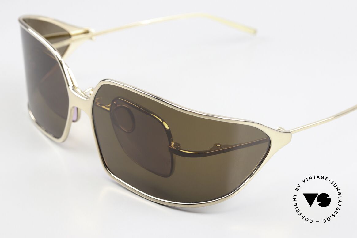 Christian Roth 14004 Wrap Around Sun Clip On, with a large wrap-around sun clip; polarized, 100%, Made for Men and Women