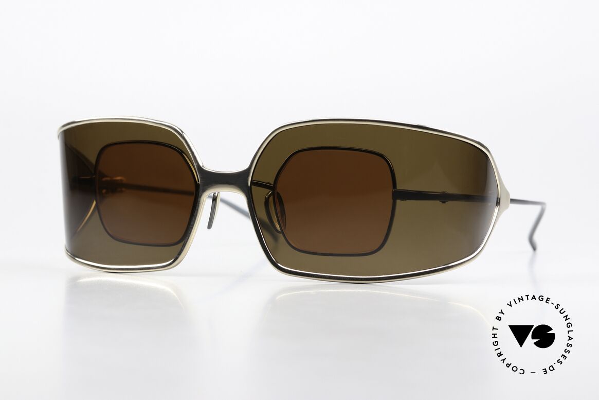 Christian Roth 14004 Pure Titanium Made In Japan, ingeniously implemented clip-on concept; see pics!, Made for Men and Women