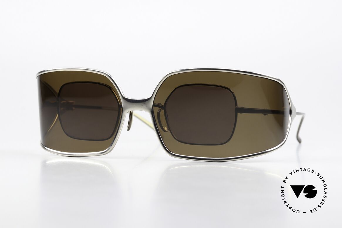 Christian Roth 14004 Small Frame Large Clip-On, ingeniously implemented clip-on concept; see pics!, Made for Men and Women